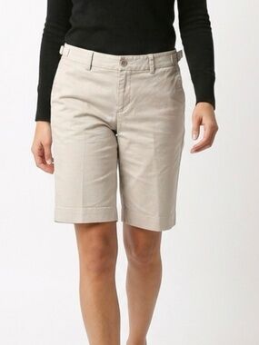Banana Republic Light Beige Bermuda Shorts